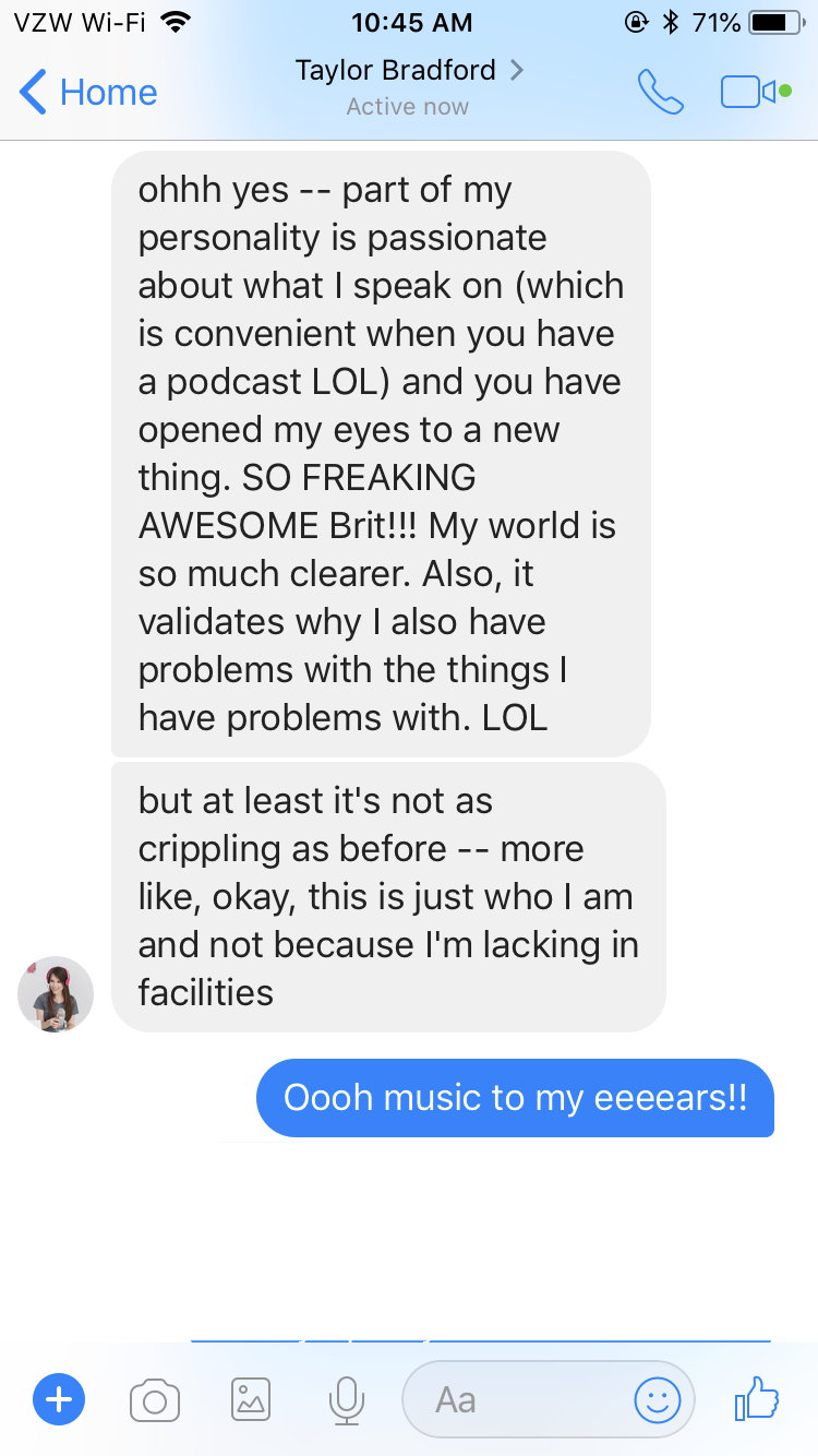 Praise for Marketing Personalities from Taylor Bradford of BossGirlCreative