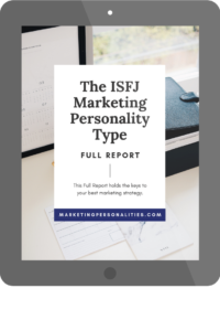 isfj marketing personality type full report
