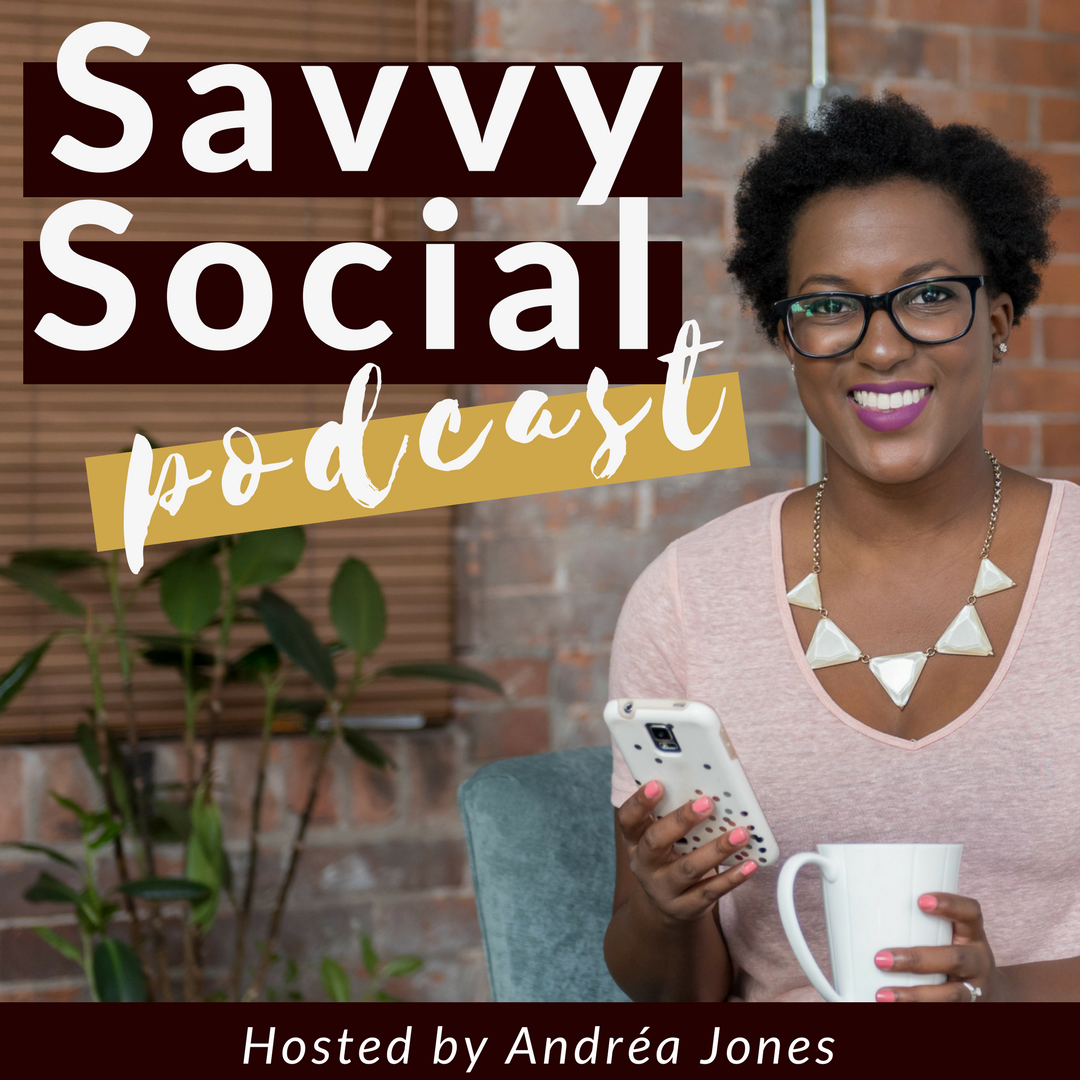Brit Kolo on the Savvy Social podcast with Andrea Jones