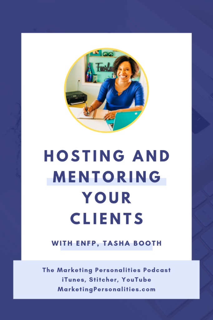 Hosting and Mentoring Your Clients with Tasha Booth of The Launch Guild on the Marketing Personalities Podcast hosted by Brit Kolo
