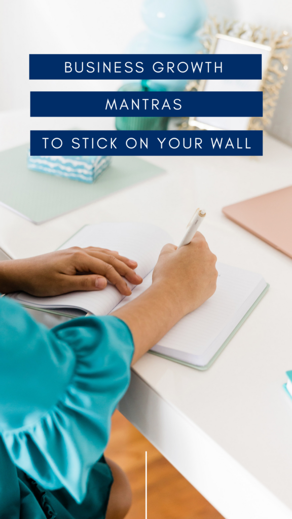 You can reframe unhelpful thoughts into helpful ones by becoming conscious of the thoughts bouncing around in your head and then rewriting them. Here are some ideas for new business and marketing mantras to write on a post-it note and stick on your office wall.