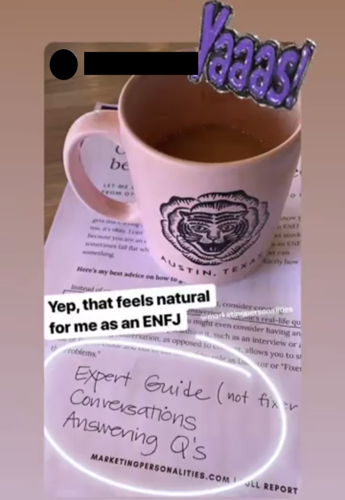 Testimonial - ENFJ