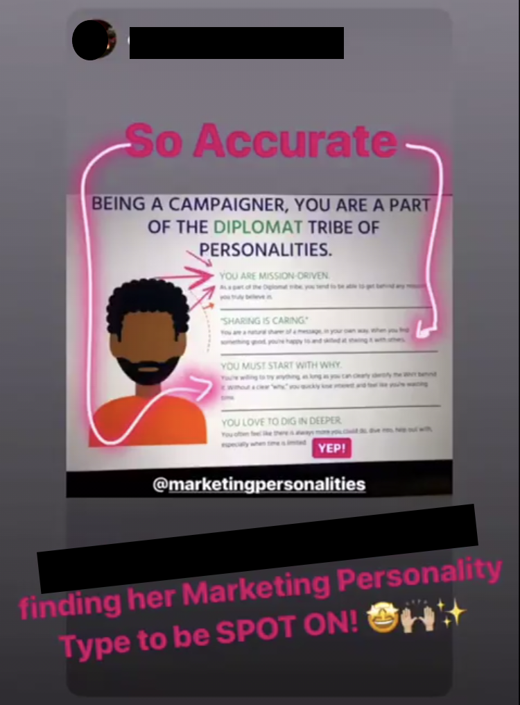 Testimonial - ENFP