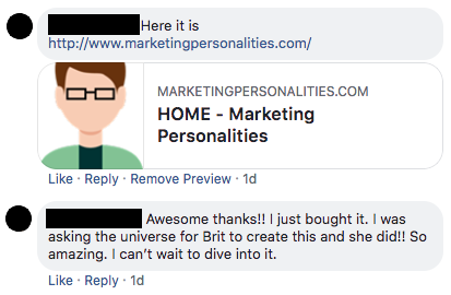 Testimonial - ENTJ