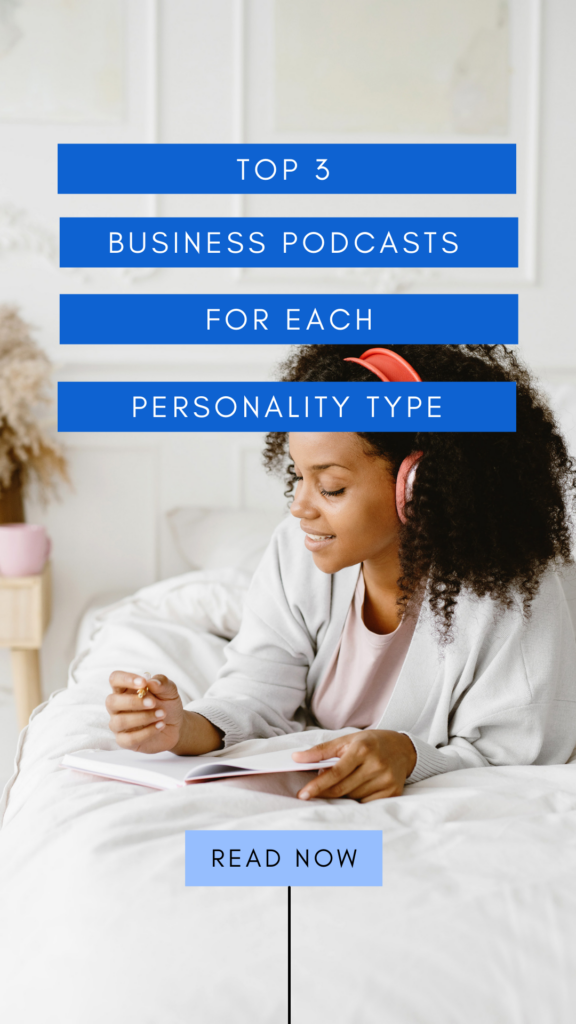 Here are my best recommendations for business podcasts specifically for YOUR Marketing Personality Type®. Each recommendation includes THREE Business Podcasts to tune into. Try them out! Let me know how they land for me by leaving a comment at the bottom. #mbti #business #podcast