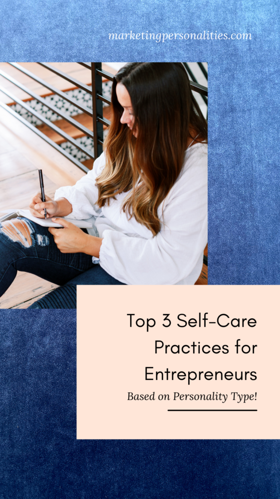 There are so many ways to effectively practice self-care. And we all have our own unique preferences. Some things feel like self-care to you, while to others your self-care practices miss the mark. And vice versa. Here, you'll learn 3 self-care practices for you, as an entrepreneur, categorized by your personality type. Cool, huh?