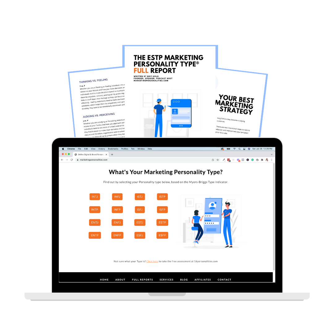 ESTP Marketing Personality Type Full Report