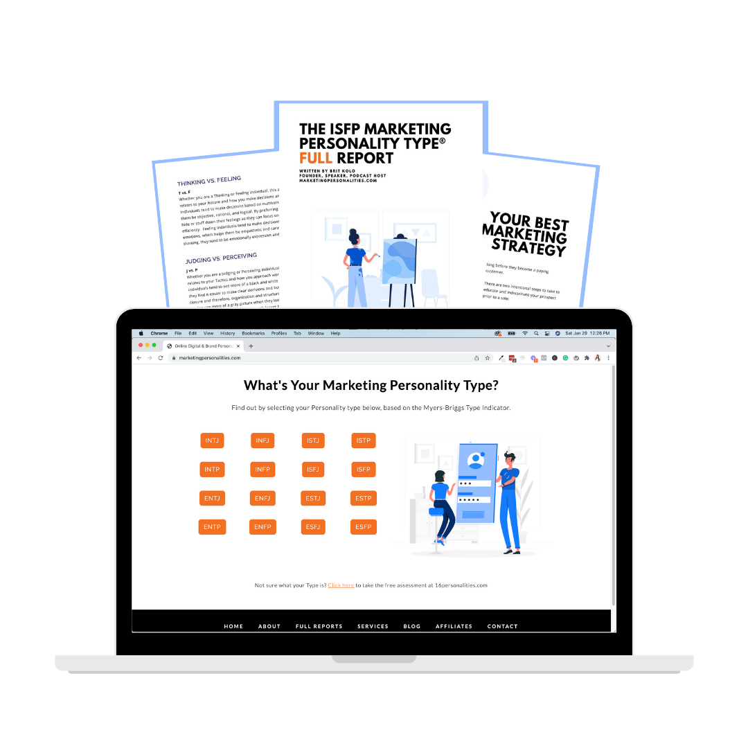 ISFP Marketing Personality Type Full Report
